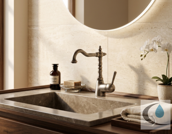 Griferías de baño en níquel viejo: carácter, elegancia atemporal y tendencia en diseño